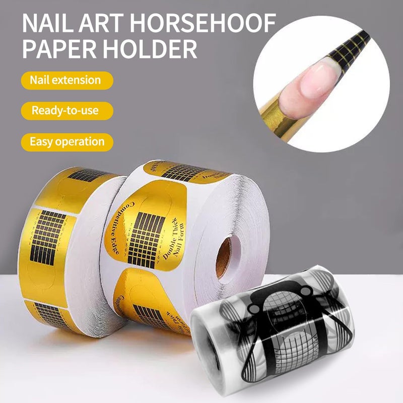 SULLMAR Nail Forms for Builder Gel 400pcs Nail Extension Forms Beautiful for DIY at Home Nail Forms for Acrylic Nails Create Long Lasting Gel Extensions Professional Nail Art Supplies - Image 4